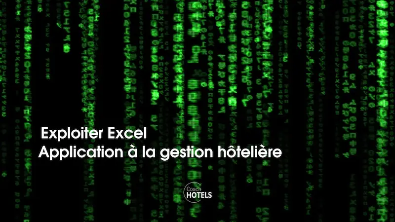Formation Excel appliqué à l'hôtellerie
