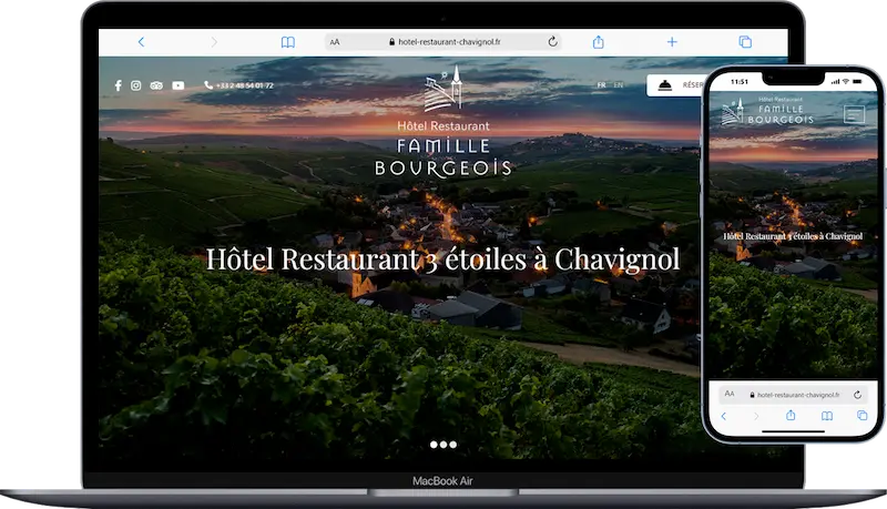 Site Web Coach Hotels - Hotel restaurant famille bourgeois